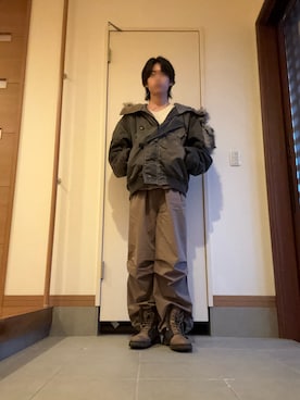 「Parts Lab.（パーツラボ）のアイテム」を使った、da_sonoさん（メンズ・172cm）の春コーディネート