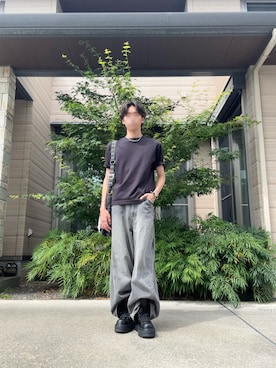「GRANCY（グランシー）のアイテム（バッグ）」を使った、da_sonoさん（メンズ・171cm）の夏コーディネート