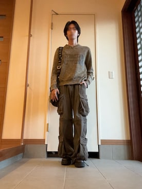 「GRANCY（グランシー）のアイテム（バッグ）」を使った、da_sonoさん（メンズ・172cm）の春コーディネート