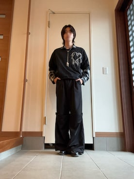 「GRANCY（グランシー）のアイテム（スラックス）」を使った、da_sonoさん（メンズ・172cm）の春コーディネート
