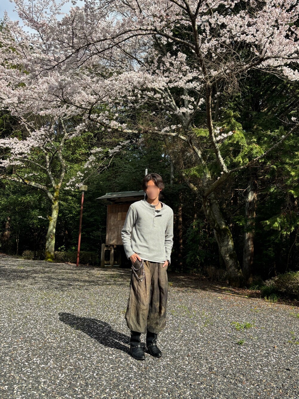 GRANCY】Double-layered Thermal Henley Long Sleeve T-Shirt / ダブル