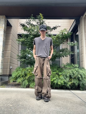 「JIEDA（ジエダ）のアイテム」を使った、da_sonoさん（メンズ・171cm）の夏コーディネート