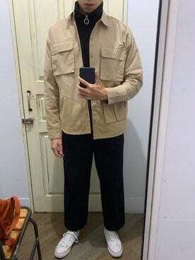 「Hissoのアイテム」を使った、ch_drewさん（メンズ・180cm）の冬コーディネート