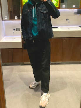 「Hissoのアイテム」を使った、ch_drewさん（メンズ・180cm）の冬コーディネート