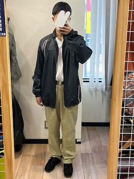 「Reebok（リーボック）のアイテム（ナイロンジャケット）」を使った、Sinji  さん（メンズ・181cm）の秋コーディネート