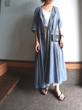 「Bou Jeloud（ブージュルード）のアイテム（アクセサリー）」を使った、megumins1126さん（レディース・161cm）の夏コーディネート