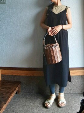 「ARCOPEDICO（アルコペディコ）のアイテム」を使った、megumins1126さん（レディース・161cm）の夏コーディネート