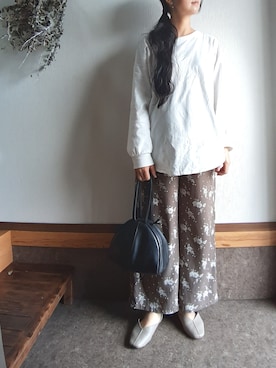 「Sybilla（シビラ）のアイテム」を使った、megumins1126さん（レディース・161cm）の春コーディネート