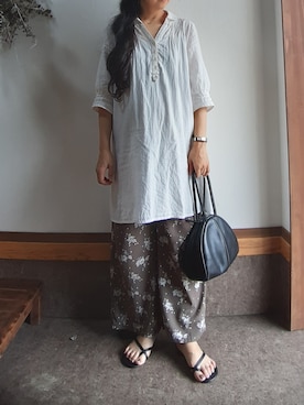 「Sybilla（シビラ）のアイテム」を使った、megumins1126さん（レディース・161cm）の夏コーディネート