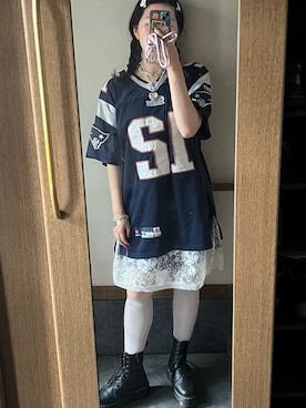 「古着屋さん」｜maikaさん（レディース・155cm）の夏コーディネート