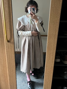 「原宿」｜「アイテム（ワンピース/ドレス）」を使った、maikaさん（レディース・155cm）の夏コーディネート