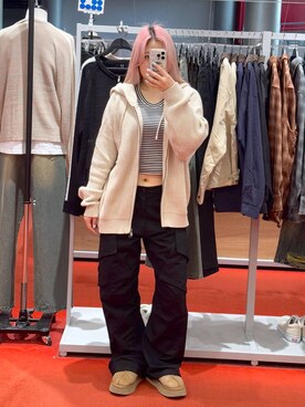 「NOT4NERD（ノットフォーナード）のアイテム」を使った、gakicochanさん（レディース・163cm）の冬コーディネート