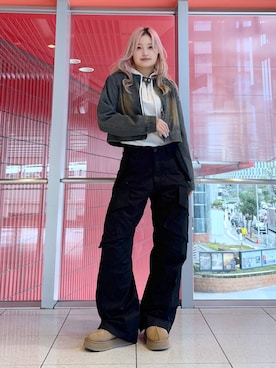 「NOT4NERD（ノットフォーナード）のアイテム」を使った、gakicochanさん（レディース・163cm）の冬コーディネート