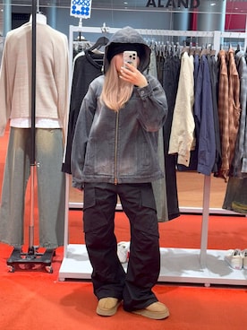 「NOT4NERD（ノットフォーナード）のアイテム」を使った、gakicochanさん（レディース・163cm）の冬コーディネート