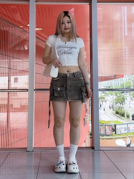 「アイテム（バッグ）」を使った、gakicochanさん（レディース・163cm・20代）の夏コーディネート