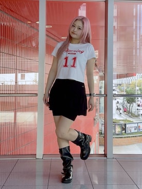 「Opening Project（オープニングプロジェクト）のアイテム」を使った、gakicochanさん（レディース・163cm）の春コーディネート