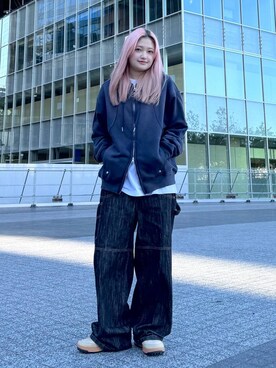 「LMCのアイテム」を使った、gakicochanさん（レディース・163cm）の秋コーディネート