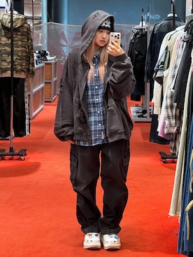 「NOT4NERD（ノットフォーナード）のアイテム（トップス）」を使った、gakicochanさん（レディース・163cm）の秋コーディネート