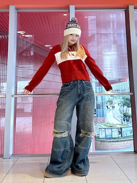 「NOT4NERD（ノットフォーナード）のアイテム」を使った、gakicochanさん（レディース・163cm）の冬コーディネート