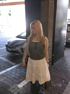 「PLACE STUDIO（プレイススタジオ）のアイテム」を使った、gakicochanさん（レディース・163cm）の夏コーディネート