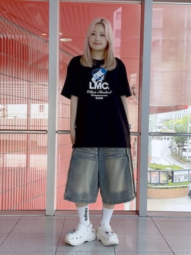 「LMCのアイテム」を使った、gakicochanさん（レディース・163cm）の春コーディネート