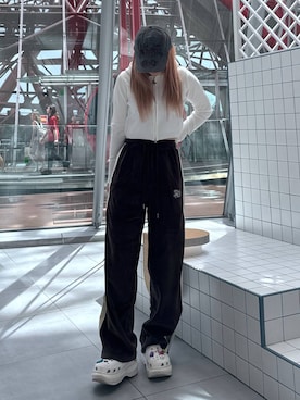 「NOT4NERD（ノットフォーナード）のアイテム（帽子）」を使った、gakicochanさん（レディース・163cm）の夏コーディネート