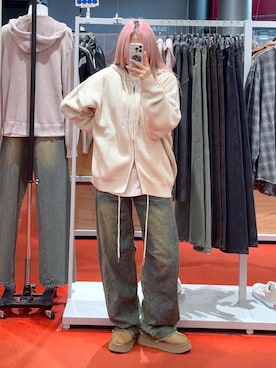 「LMCのアイテム」を使った、gakicochanさん（レディース・163cm）の冬コーディネート