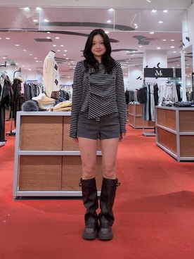 「FANCY CLUB（ファンシークラブ）のアイテム」を使った、gakicochanさん（レディース・162cm）の秋コーディネート