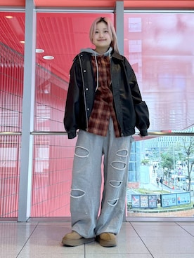 「NOT4NERD（ノットフォーナード）のアイテム」を使った、gakicochanさん（レディース・163cm）の冬コーディネート