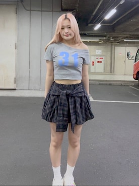 「crocs（クロックス）のアイテム」を使った、gakicochanさん（レディース・163cm）の春コーディネート