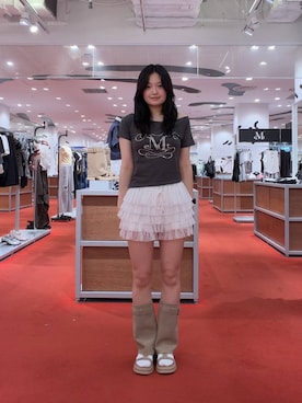 「MUCENT（ムセント）のアイテム」を使った、gakicochanさん（レディース・163cm）の夏コーディネート