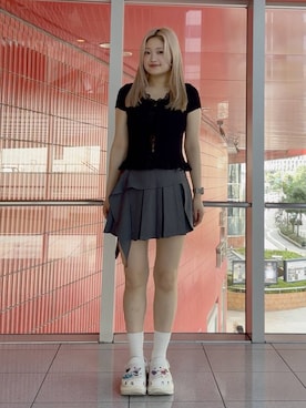 「crocs（クロックス）のアイテム」を使った、gakicochanさん（レディース・163cm）の夏コーディネート