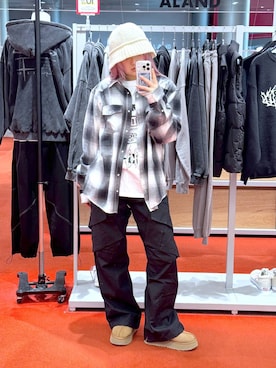 「NOT4NERD（ノットフォーナード）のアイテム」を使った、gakicochanさん（レディース・163cm）の冬コーディネート