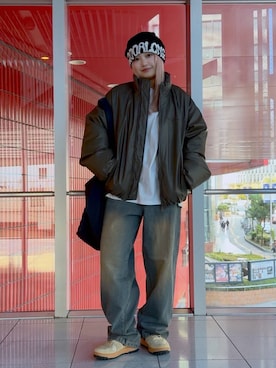 「NOT4NERD（ノットフォーナード）のアイテム」を使った、gakicochanさん（レディース・163cm）の冬コーディネート