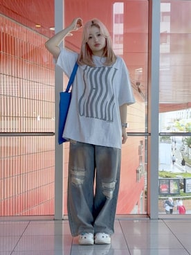 「crocs（クロックス）のアイテム」を使った、gakicochanさん（レディース・163cm）の春コーディネート