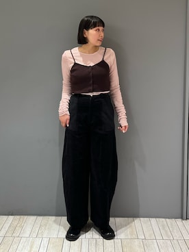 「アイテム（その他シューズ）」を使った、藤井さん。さん（レディース・164cm）の冬コーディネート