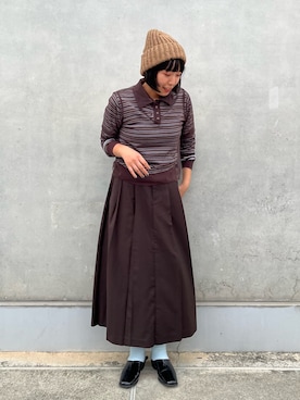 「アイテム（その他シューズ）」を使った、藤井さん。さん（レディース・164cm）の秋コーディネート