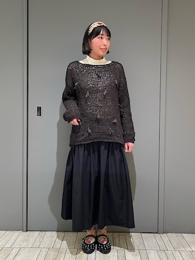 藤井さん。さん(レディース・164cm)の冬コーディネート