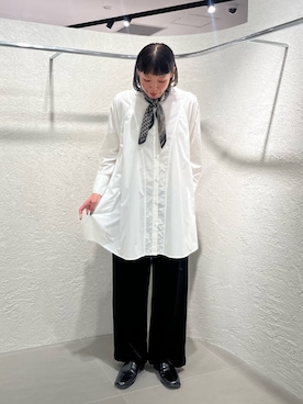 「アイテム（バンダナ/スカーフ）」を使った、藤井さん。さん（レディース・164cm）の夏コーディネート