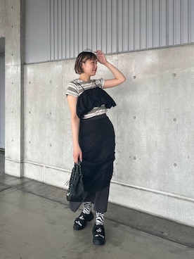 藤井さん。さん（レディース・164cm）の夏コーディネート