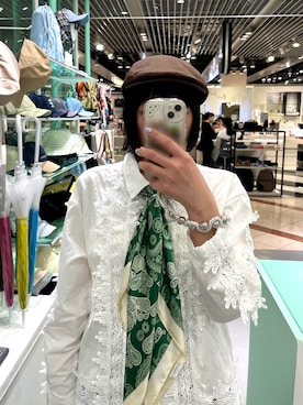 「ハンチング」｜藤井さん。さん（レディース・164cm）の春コーディネート
