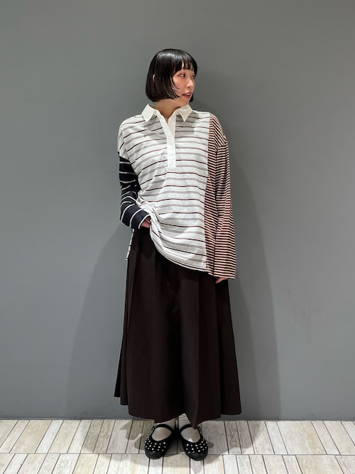 セール】オーバーサイズラガーシャツ（Tシャツ/カットソー）｜KBF