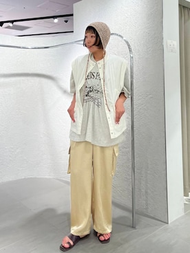 「アイテム（その他アウター）」を使った、藤井さん。さん（レディース・164cm）の夏コーディネート