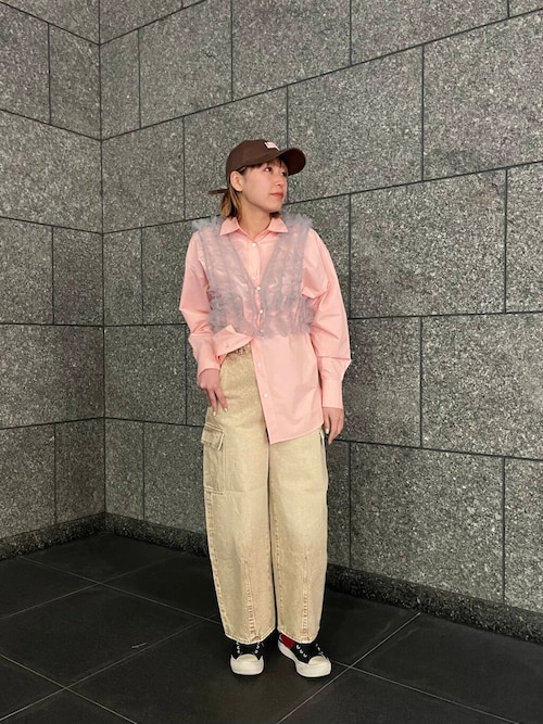 セール】シアーフリルSETシャツ（シャツ/ブラウス）｜KBF