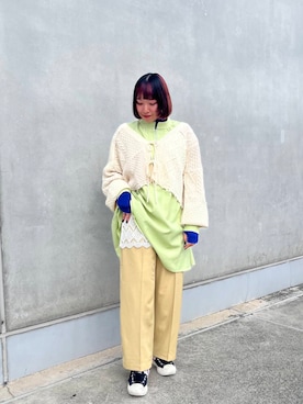 藤井さん。さん(レディース・164cm)の冬コーディネート