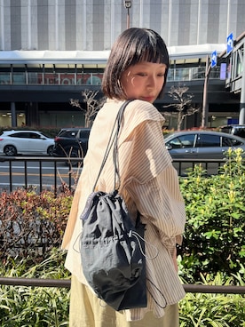 「SMELLY」｜藤井さん。さん（レディース・164cm）の春コーディネート