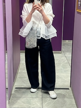 「ANTEPRIMA（アンテプリマ）のアイテム」を使った、muuu95さん（レディース・153cm）の春コーディネート