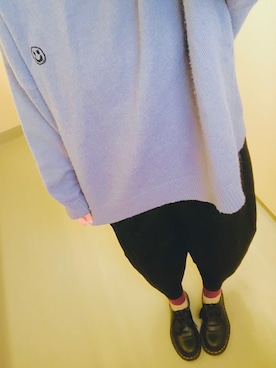 「Dr. Martens（ドクターマーチン）のDr.Martens / ドクターマーチン 1461 3EYE GIBSON SHOE 3ホール ギブソン シューズ ブーツ（ブーツ）」を使った、トガさん（レディース・157cm）の冬コーディネート