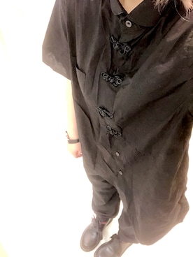 「Dr. Martens（ドクターマーチン）のDr.Martens / ドクターマーチン 1461 3EYE GIBSON SHOE 3ホール ギブソン シューズ ブーツ（ブーツ）」を使った、トガさん（レディース・157cm）の夏コーディネート