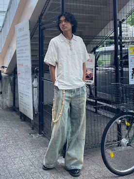 「アイテム（ウォレットチェーン）」を使った、kensukeさん（メンズ・181cm）の秋コーディネート